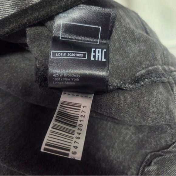 ba&sh Black Jean Jacket with Waist Tie - Picture 6 of 12